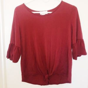 Maroon Top